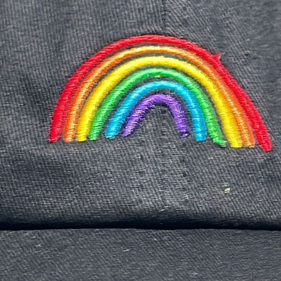 Brand New!! Rainbow embroidered baseball cap, hat - Picture 5 of 5
